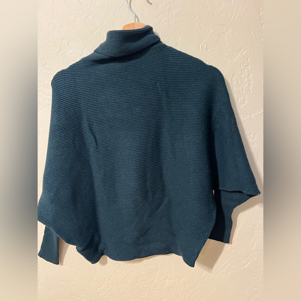Philosophy Deep Teal Poncho Sweater